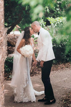 Vestidos de novia sexys de sirena sin tirantes y escote corazón con encaje