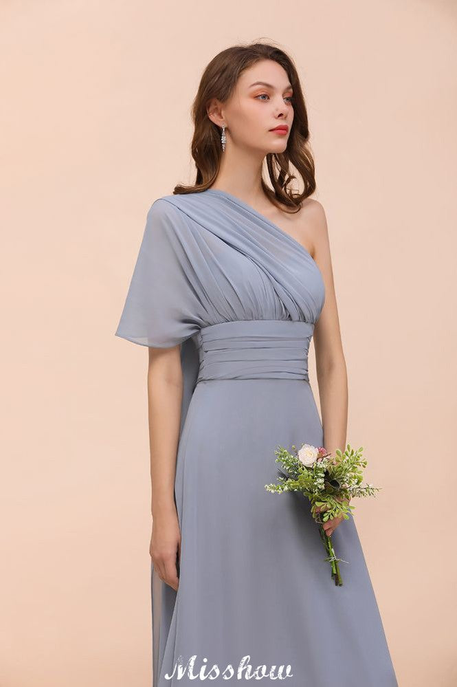Vestido de dama de honor sin mangas, corte A, largo hasta el suelo, vestido formal