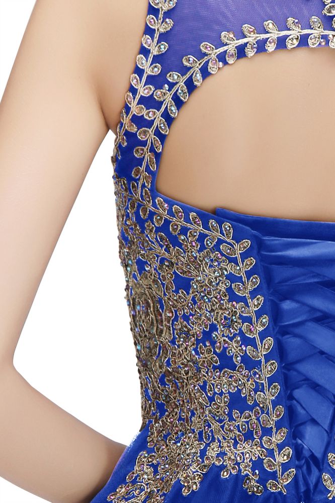 Vestido de cóctel sin mangas Aline con cuentas brillantes para regreso a casa