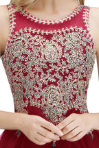 Vestido de cóctel sin mangas Aline con cuentas brillantes para regreso a casa