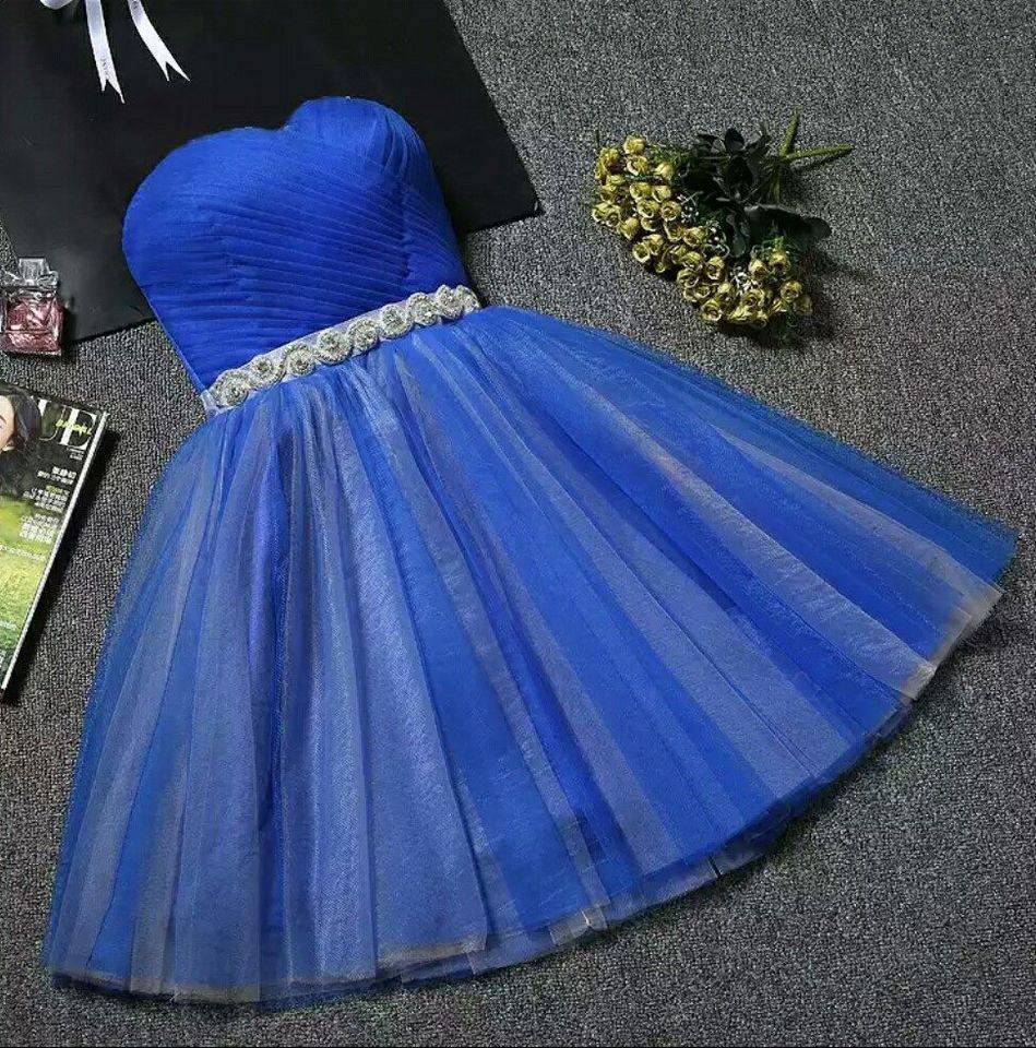 Trägerloses Homecoming-Kleid mit herzförmigem Ausschnitt, errötendes Rosa, kurzes Ballkleid PD304