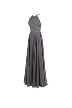 Vestidos formales con tirantes y cuentas, vestidos de noche para graduación, sin espalda, PG263