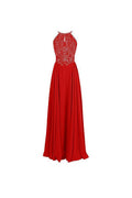 Vestidos formales con tirantes y cuentas, vestidos de noche para graduación, sin espalda, PG263