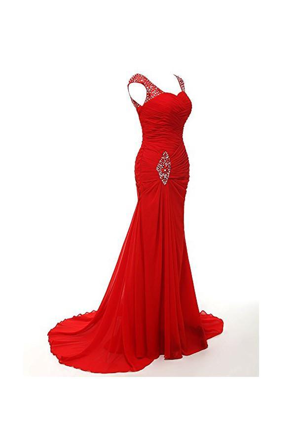 Vestidos largos de fiesta con escote corazón y corte sirena, vestidos de noche y dama de honor BD023