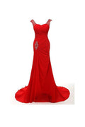 Vestidos largos de fiesta con escote corazón y corte sirena, vestidos de noche y dama de honor BD023