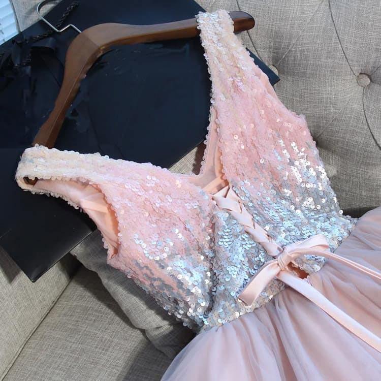 Vestido de fiesta de tul sexy de corte A, corto, para fiesta de graduación, PD363