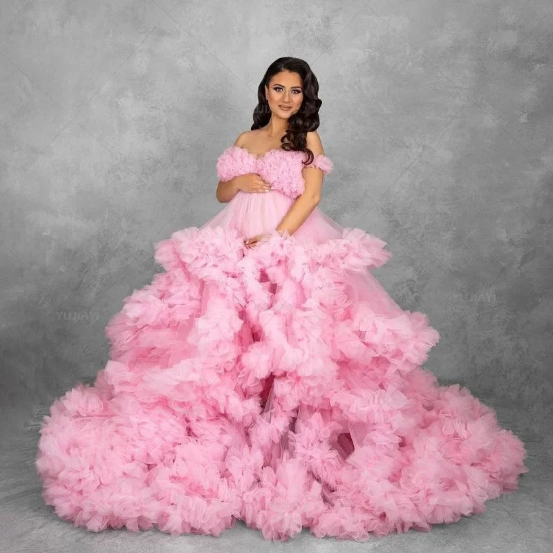 Tulle Maternity Dress For Photo Shoot SY057