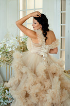 Tulle Maternity Dress For Photo Shoot SY057