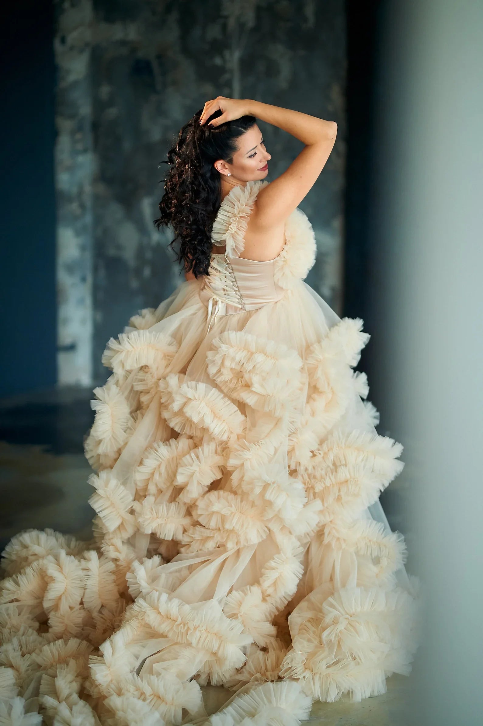 Tulle Maternity Dress For Photo Shoot SY057