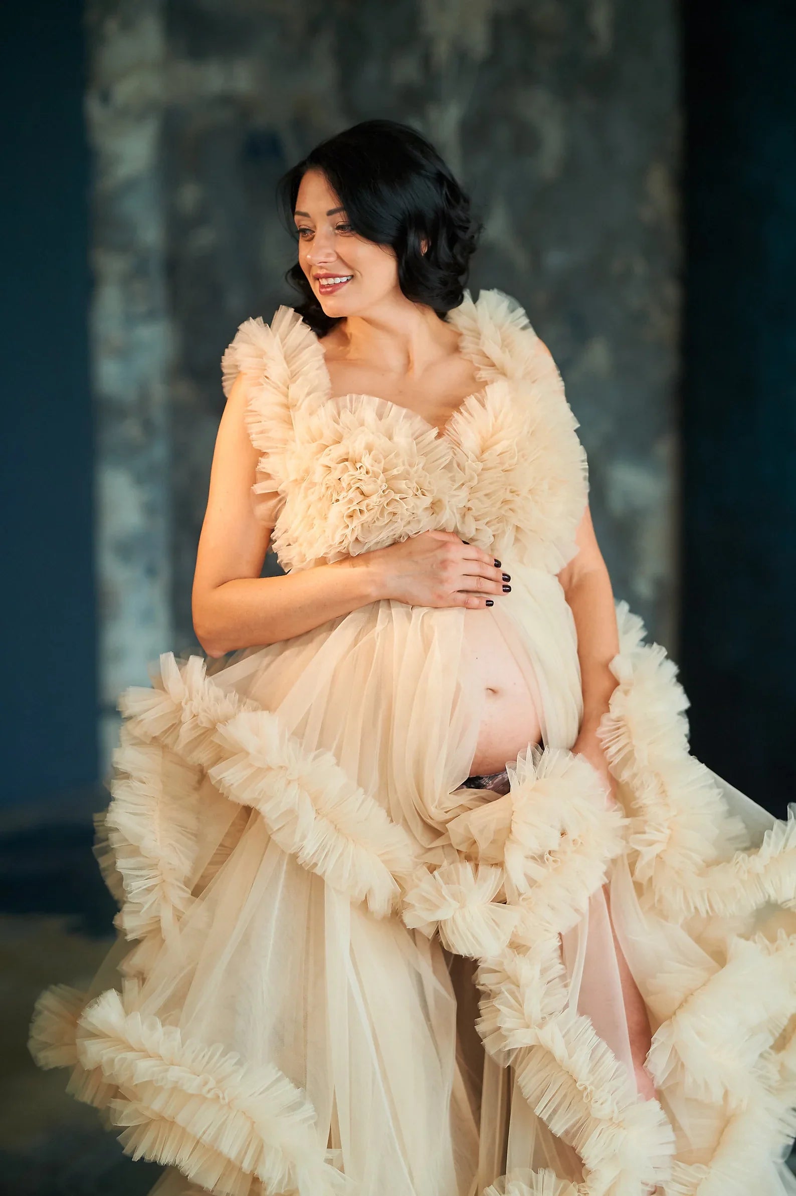 Tulle Maternity Dress For Photo Shoot SY057