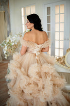 Tulle Maternity Dress For Photo Shoot SY057