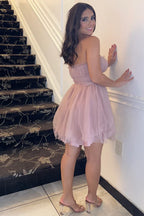 Homecoming-Kleid aus Tüll-Netzstoff mit Tube-Top SYH103