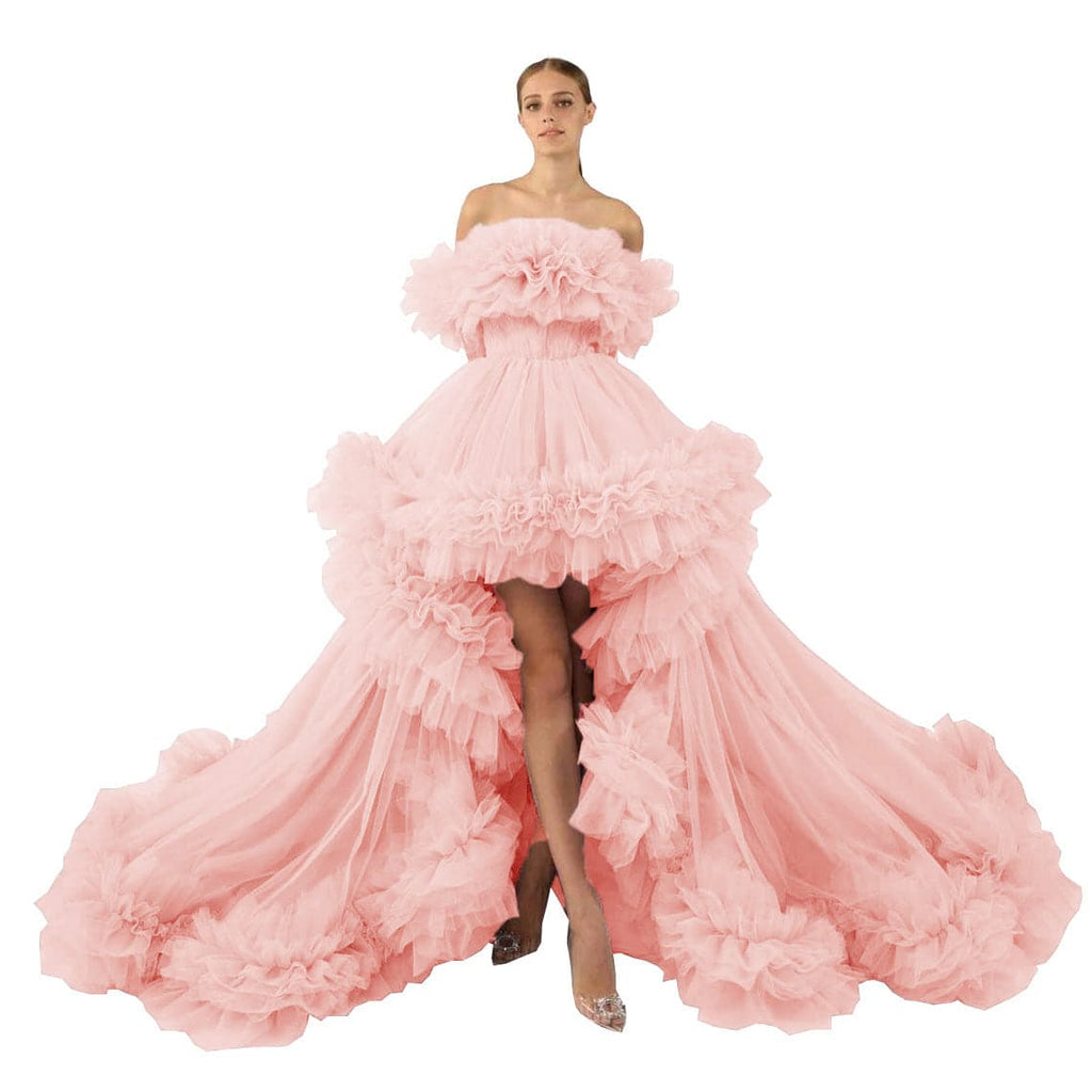 Puffy Ruffles Maternity Tulle Robe SY039