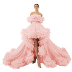 Puffy Ruffles Maternity Tulle Robe SY039
