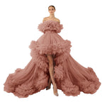 Puffy Ruffles Maternity Tulle Robe SY039