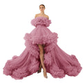 Puffy Ruffles Maternity Tulle Robe SY039