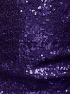 Verona | Vestido de cóctel morado de dos piezas con corpiño de plumas