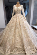 Vintage Brautkleid mit Spitze | Brautkleid mit Ärmeln
